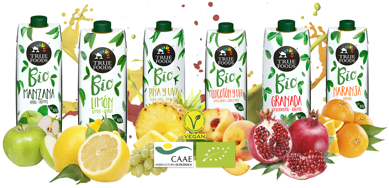 Aove y Zumos Ecológicos en TrueFoods, Palma del Rio