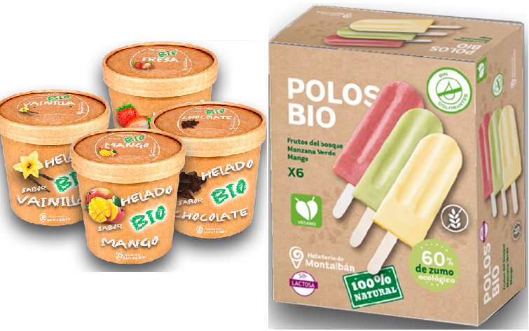 Helados ecológicos certificados en Montalbán, Córdoba