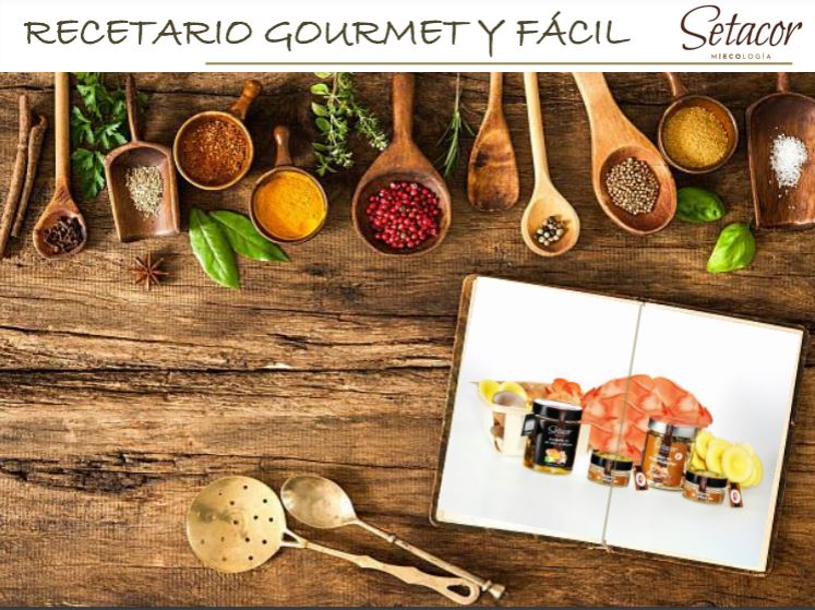 Libro de cocina de setas. Setacor